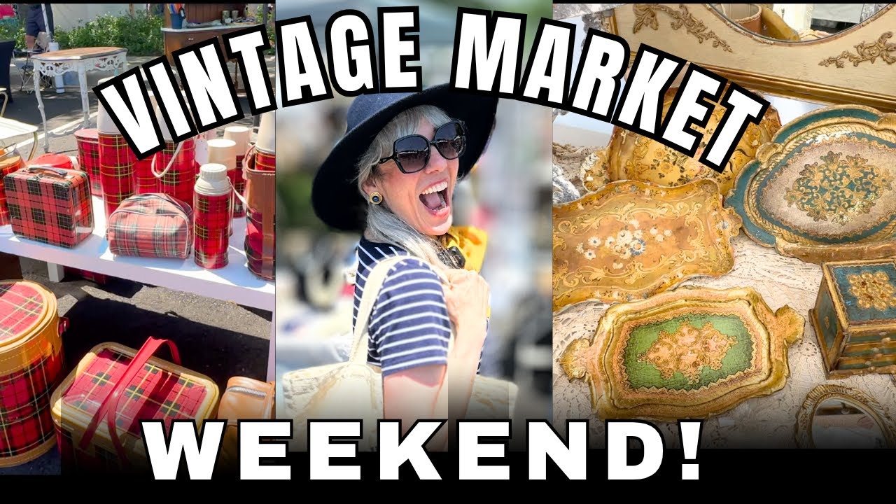 VINTAGE MARKET WEEKEND! Shop with me in Colorado