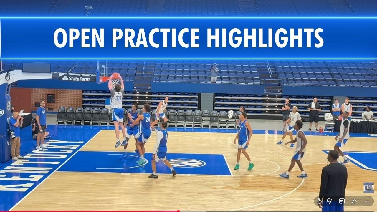 Kentucky Basketball Open Practice Highlights