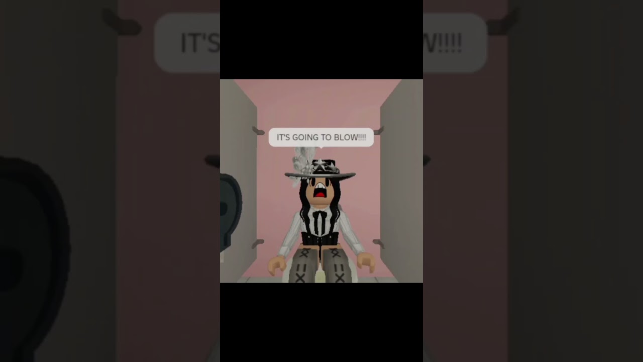IT'S GOING TO BLOW!! #roblox #funny #viral #shorts