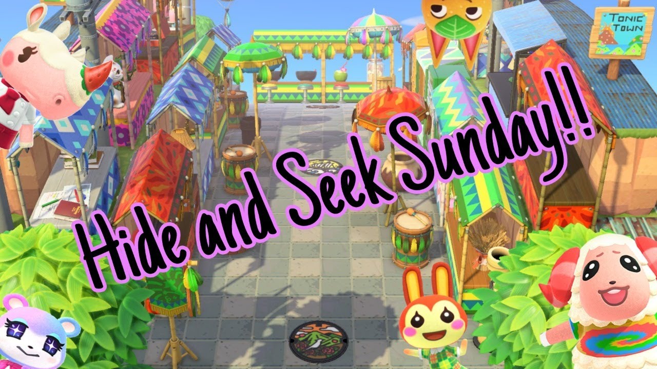 HIDE AND SEEK SUNDAY! - Animal Crossing New Horizons!