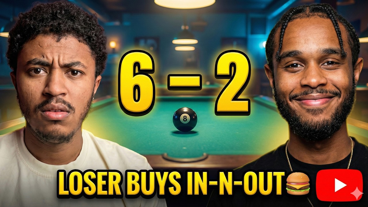 ማን ያሸንፋል? Pool Game Challenge ተሸናፊው በርገር ይቀጣል