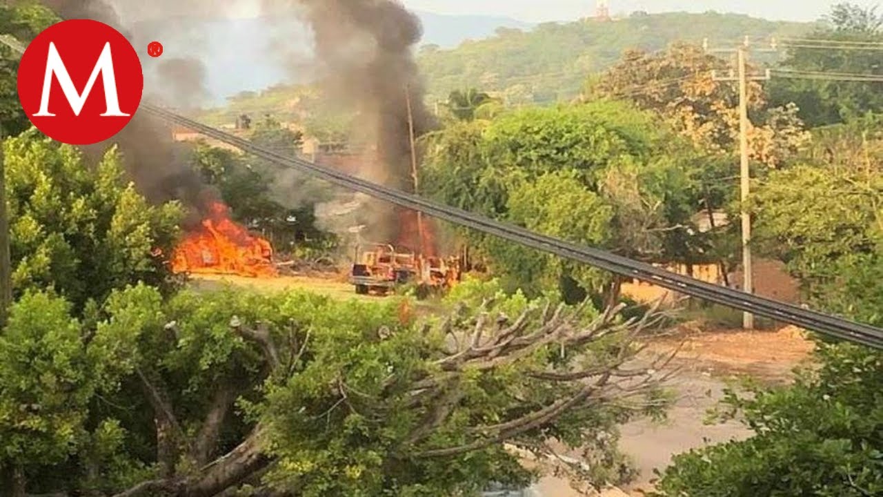 Así fue la emboscada a policías en Aguililla, Michoacán