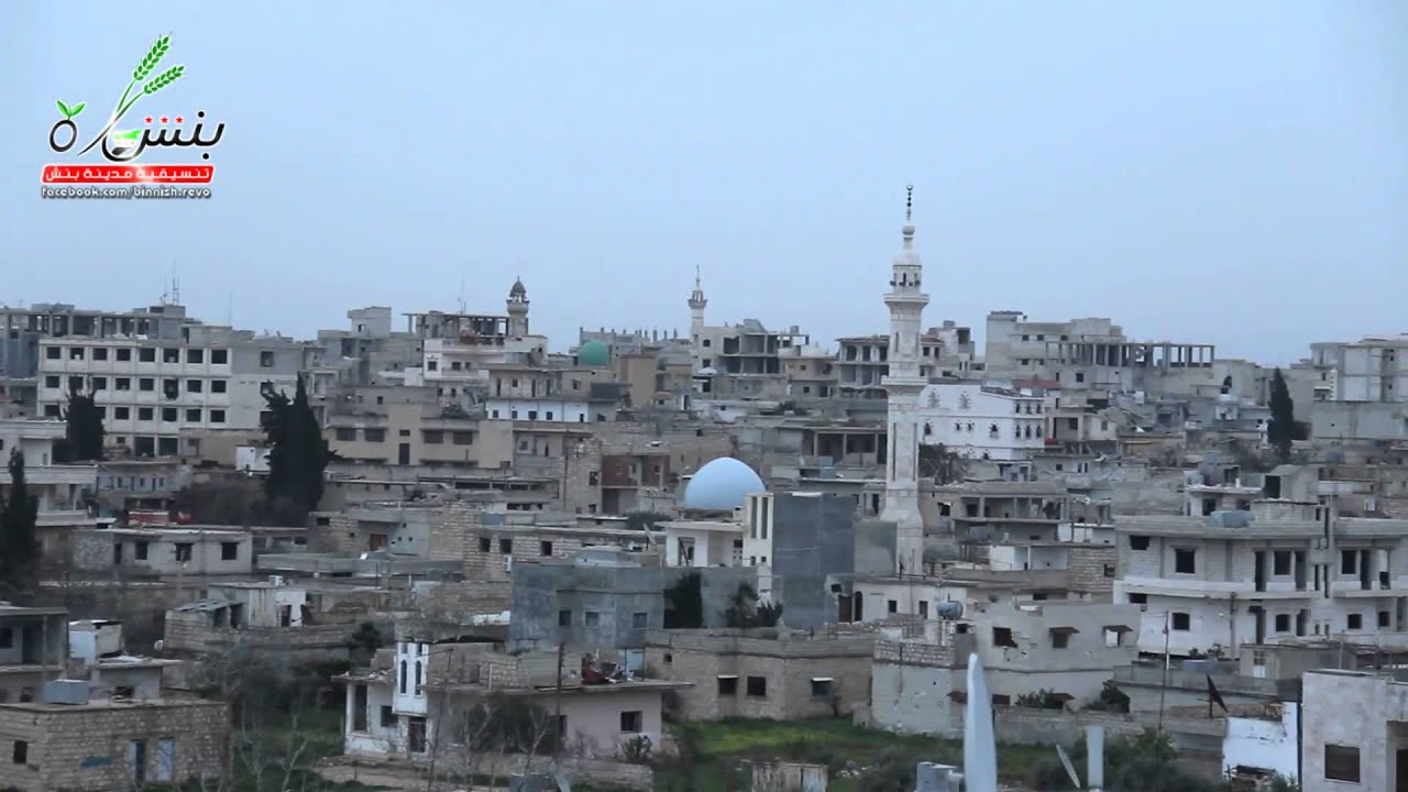 إدلب تكبير المساجد في مدينة بنش احتفالاً بدخول الثوار مدينة إدلب 27 3 2015