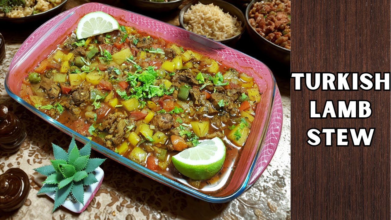 One Pot Turkish Lamb Stew | Turkish Stew Recipe | The Cooking Melody