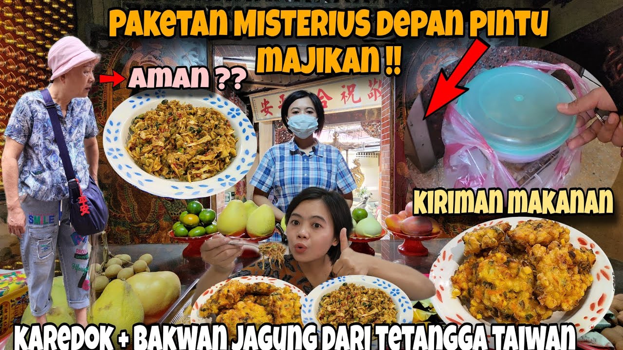 MISTERIUS ⁉️  DAPAT KIRIMAN MAKANAN  DEPAN PINTU MAJIKAN !!  KAREDOK LENGKAP SAMA BAKWAN NYA ...