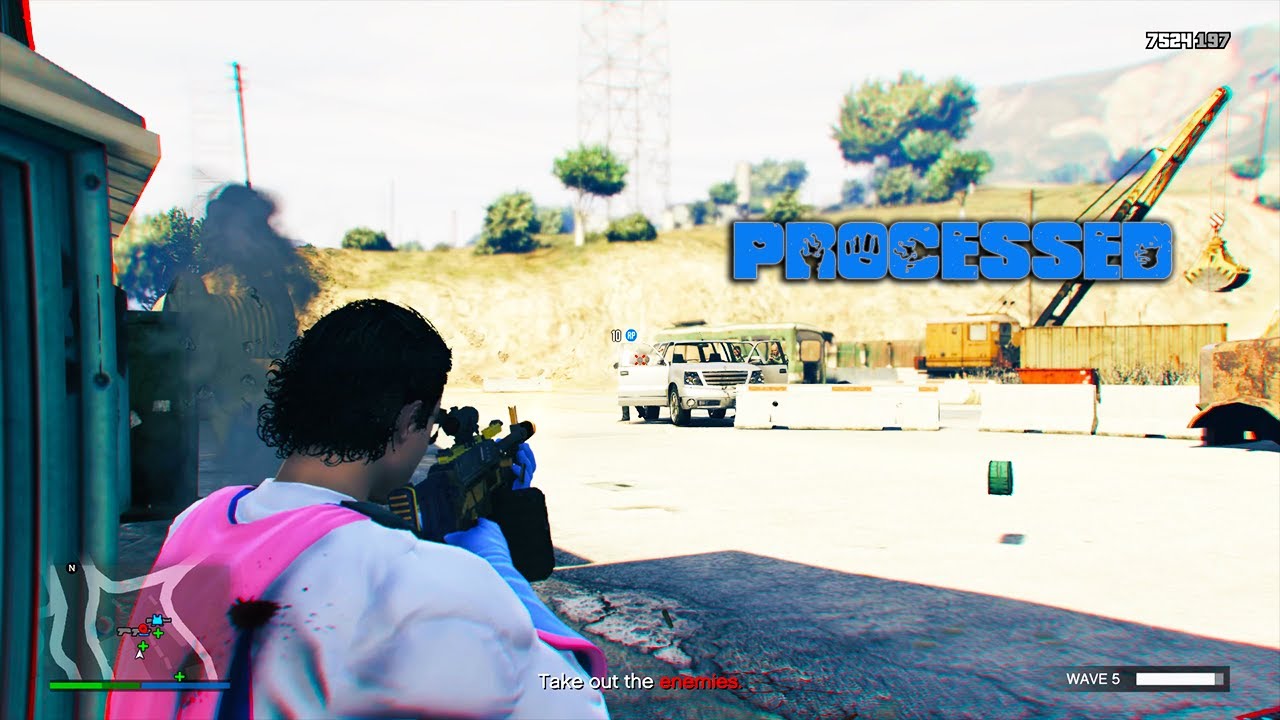 GTA V - SURVIVAL - 'PROCESSED' - SOLO WAVES 1-10 (COMPLETE)