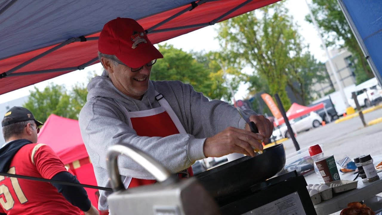 Tailgate aux couleurs du Rouge et Or