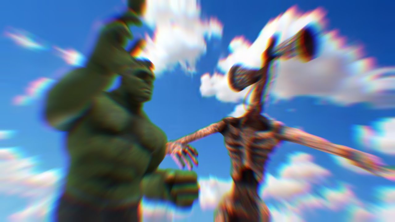 Siren Head vs Hulk (Collab)