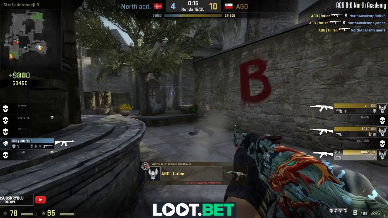 Furlan ace vs North Academy
