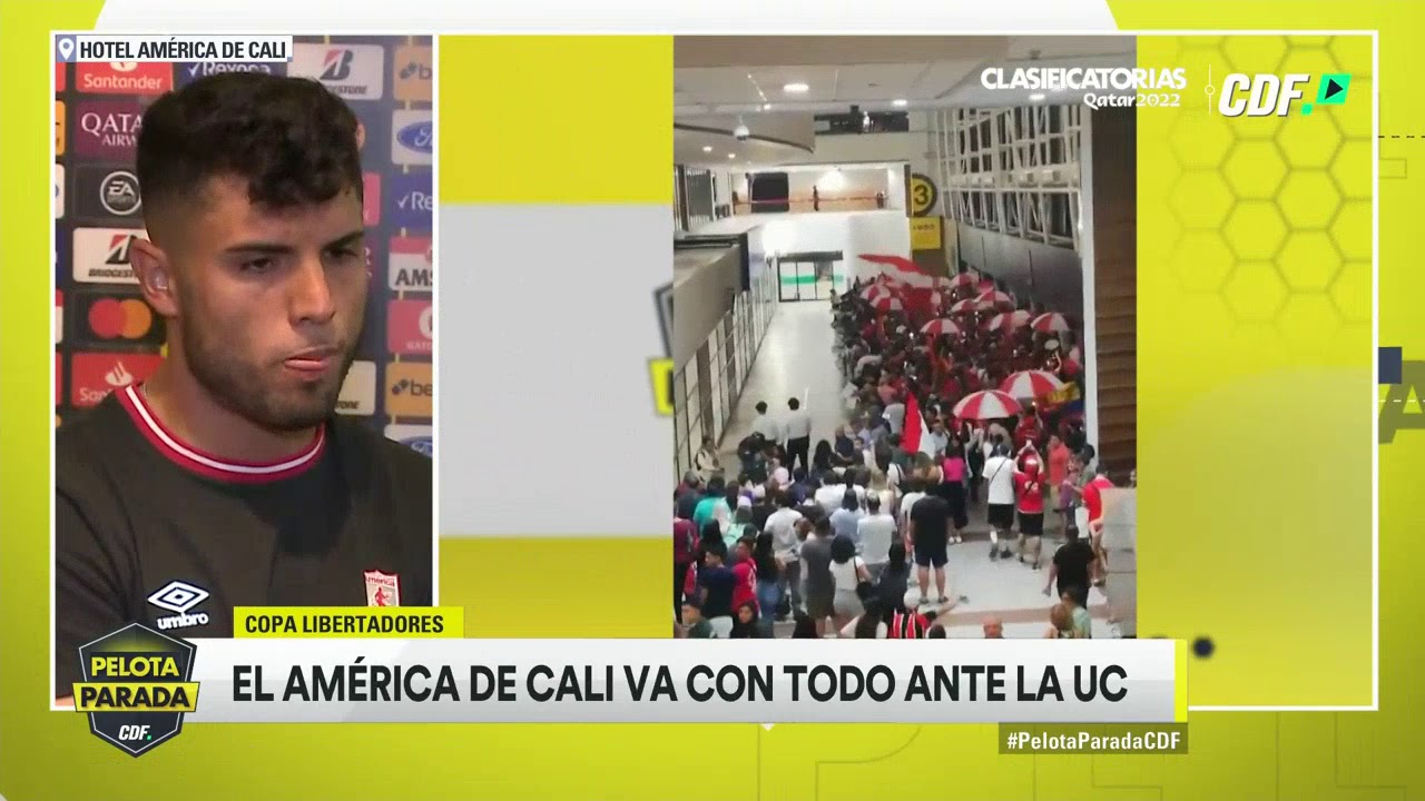 Rodrigo Ure&ntilde;a, volante chileno de Am&eacute;rica de Cali, en exclusiva con Pelota Parada