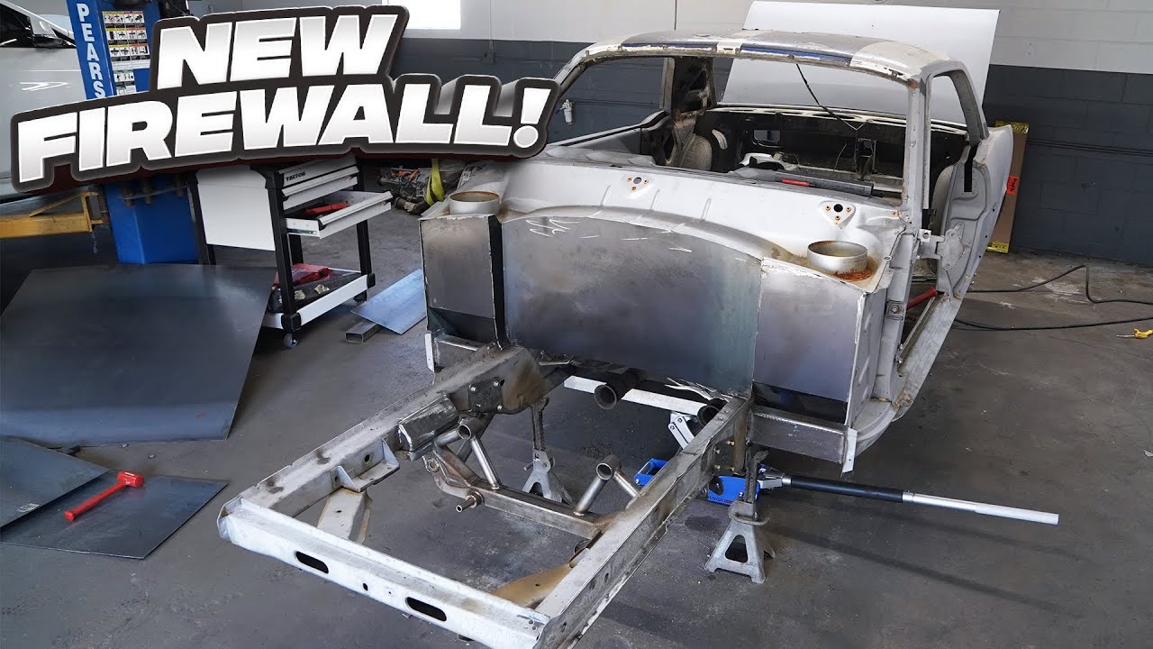 Building Custom Firewall To Fit The 5.0 Coyote Engine On The 1965 Mustang !