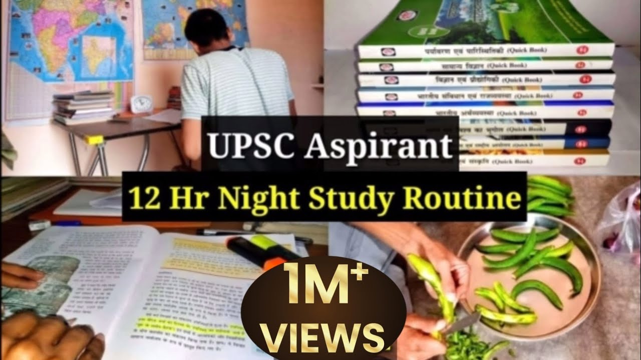 I woke up at 2:00 AM to Night Study|| A Day in the life of UPSC Aspirant