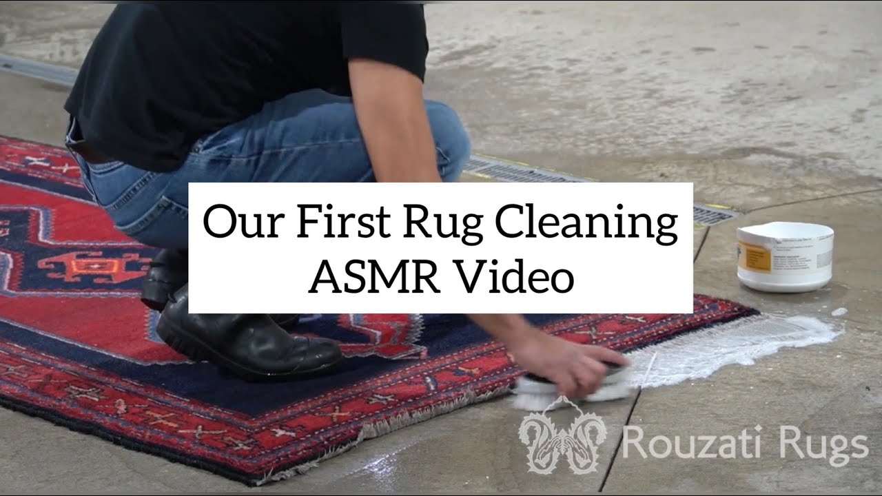1st ASMR Rug Cleaning Video - Rouzati Rugs