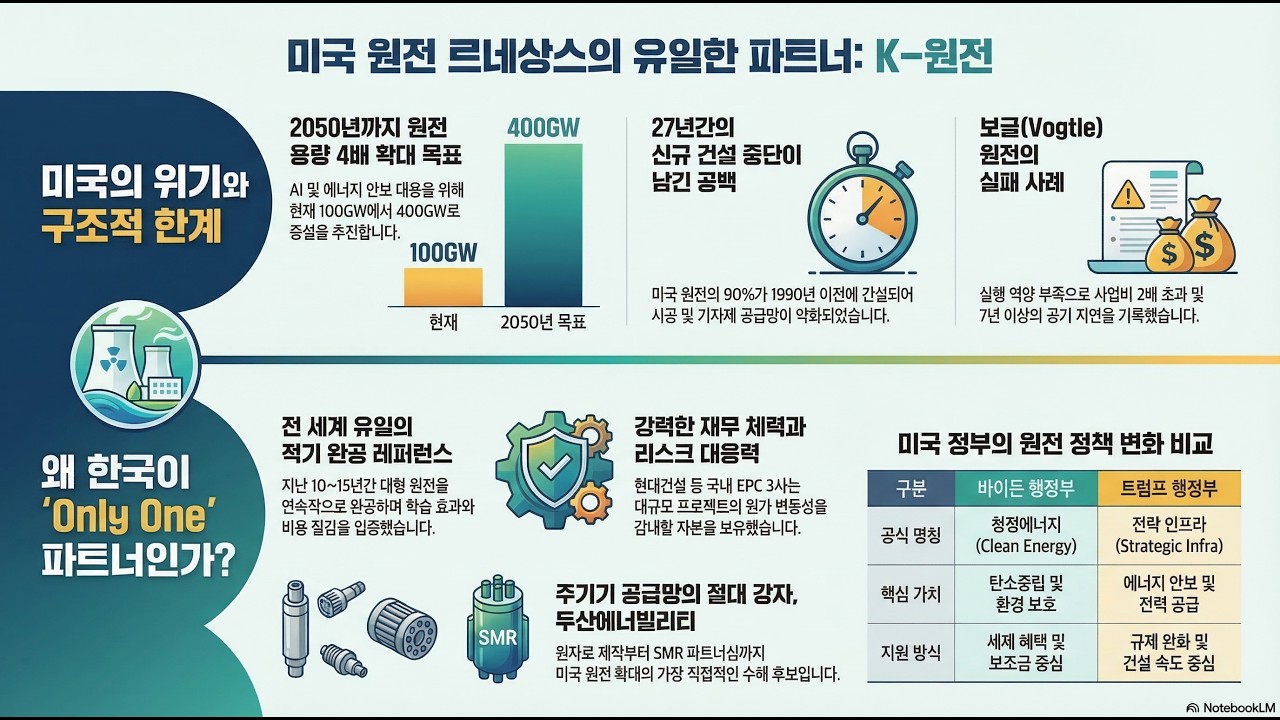 [탑픽리포트] IBK투자증권, 미국 원전, 한국이 Only One! #미국원전#원자력르네상스#SMR#팀코리아#두산에너빌리티 #현대건설#비에이치아이 #대우건설 #한미글로벌 #EPC