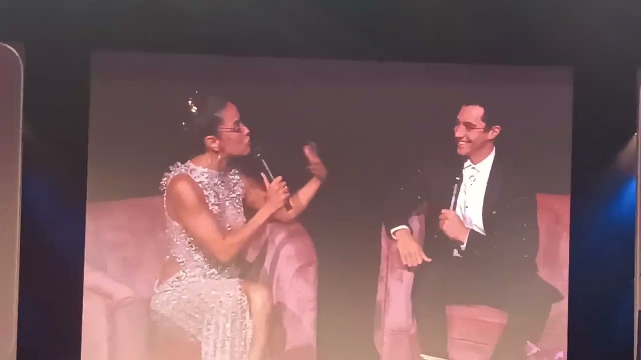 Shalymar entrevista a Rodrigo Romeh en los Premios Influencers