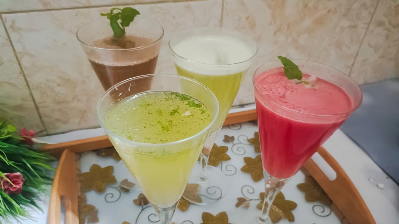 4 Refreshing DrinksFor Body Heat - Low Cost Summer Drinks||4 Easy Summer Special Drinks #viral