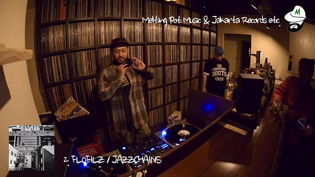 Melting Pot Music & Jakarta Records etc. VINYL SET mix by DJ MO-RI @ BAR IPPUKU, OSAKA