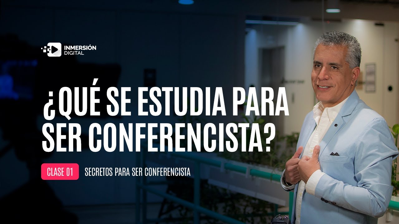 &iquest;Qu&eacute; se estudia para ser conferencista? | Secretos para ser conferencista | Secreto 01