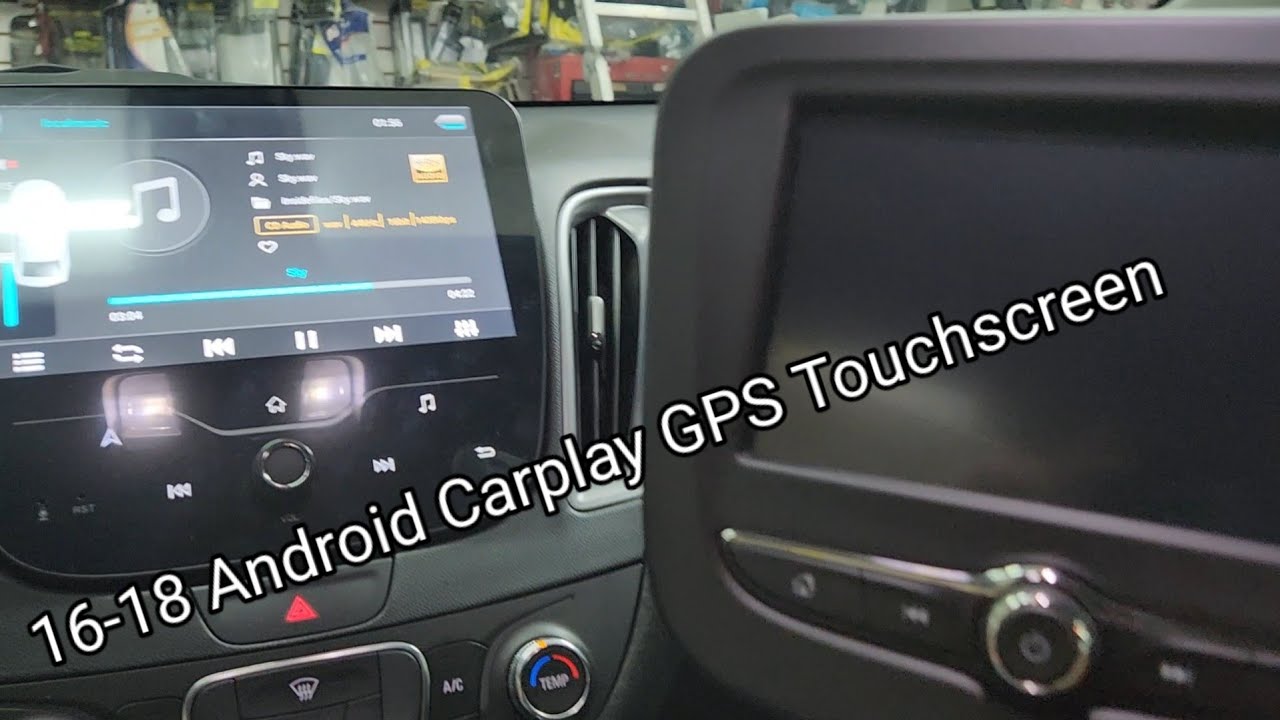 2016 - 2018 Chevy Malibu Android Carplay screen radio installation