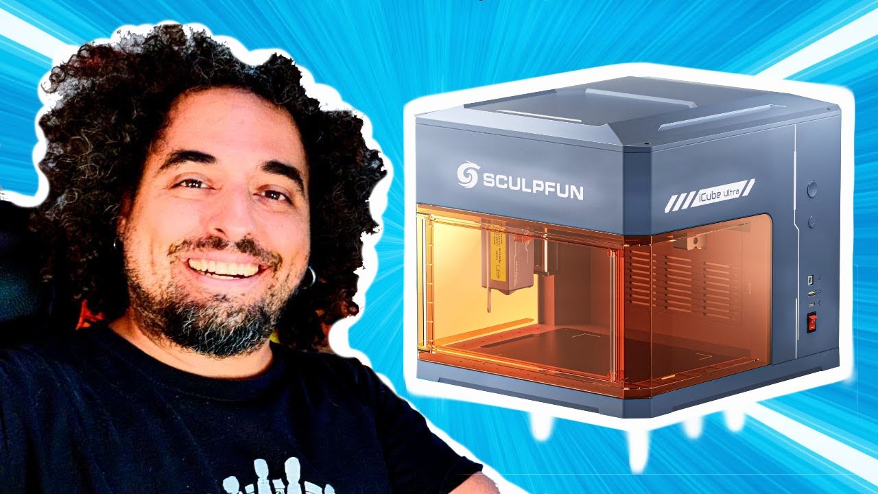 Grabadora Láser de escritorio 2 en 1 - Sculpfun iCube Ultra Dual