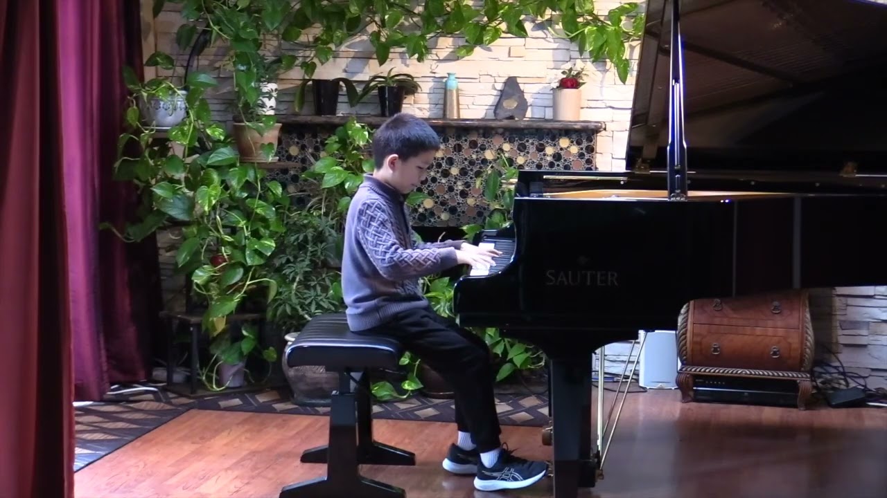 Ryan Gao age 8 Diabelli Sonatina in C Major Op 151 All 3 Movements