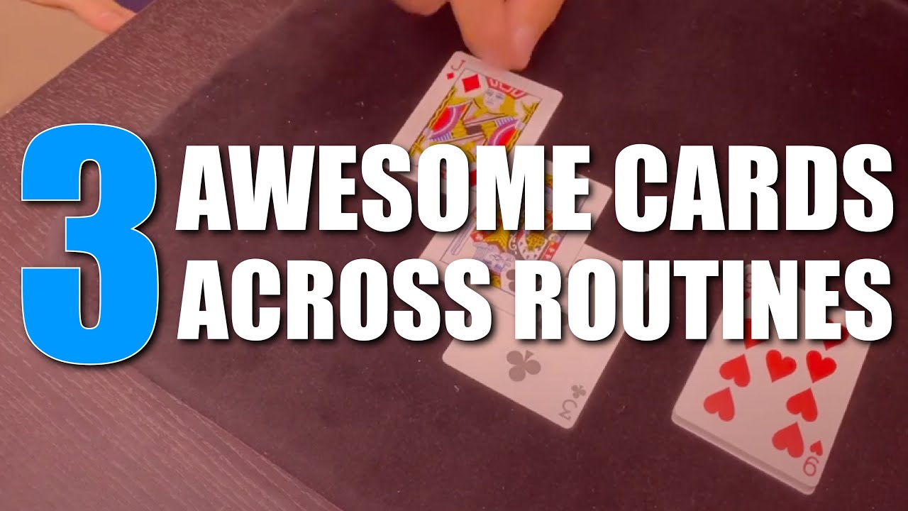 3 Awesome Cards Across Routines You Have Never Seen Before - Magic Stuff With Craig Petty
