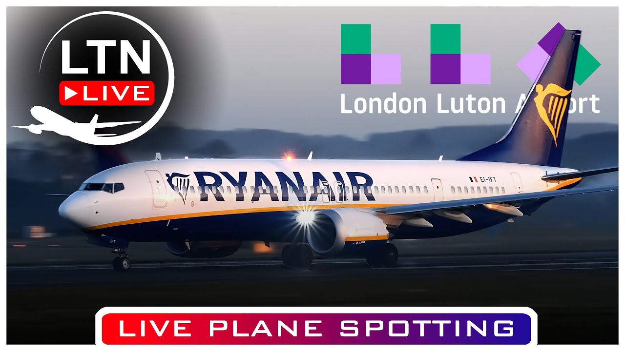 ✈️ LIVE LONDON LUTON AIRPORT PLANE SPOTTING