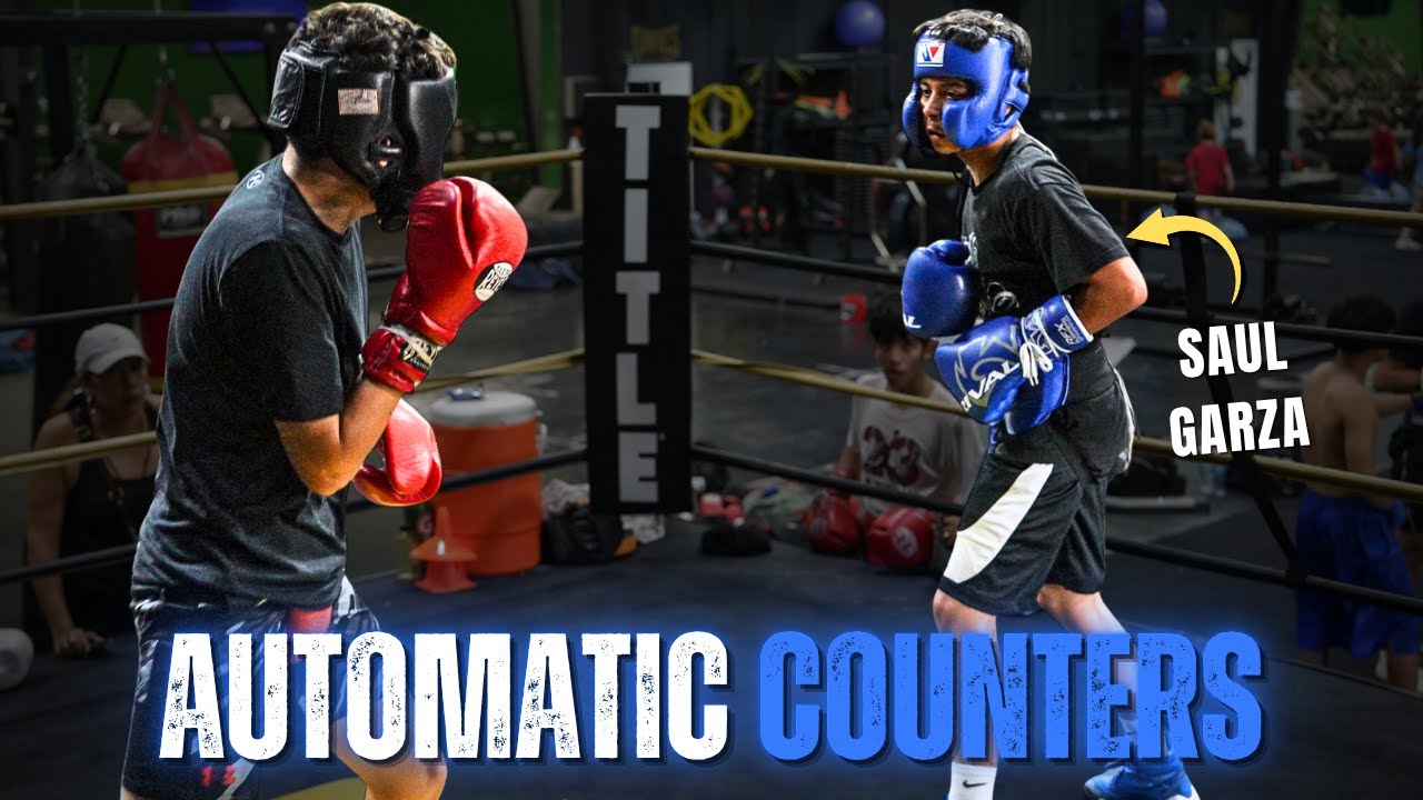 NO TELEGRAPH! Amateur Boxer Counters on REFLEX in Sparring!
