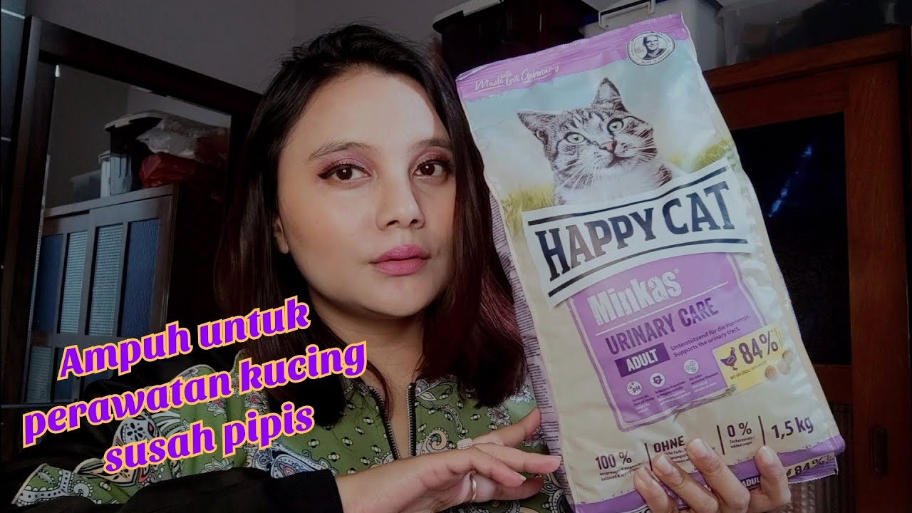 Kucing Susah Pipis, Happy Cat Urinary Minkas, apakah ngaruh ?