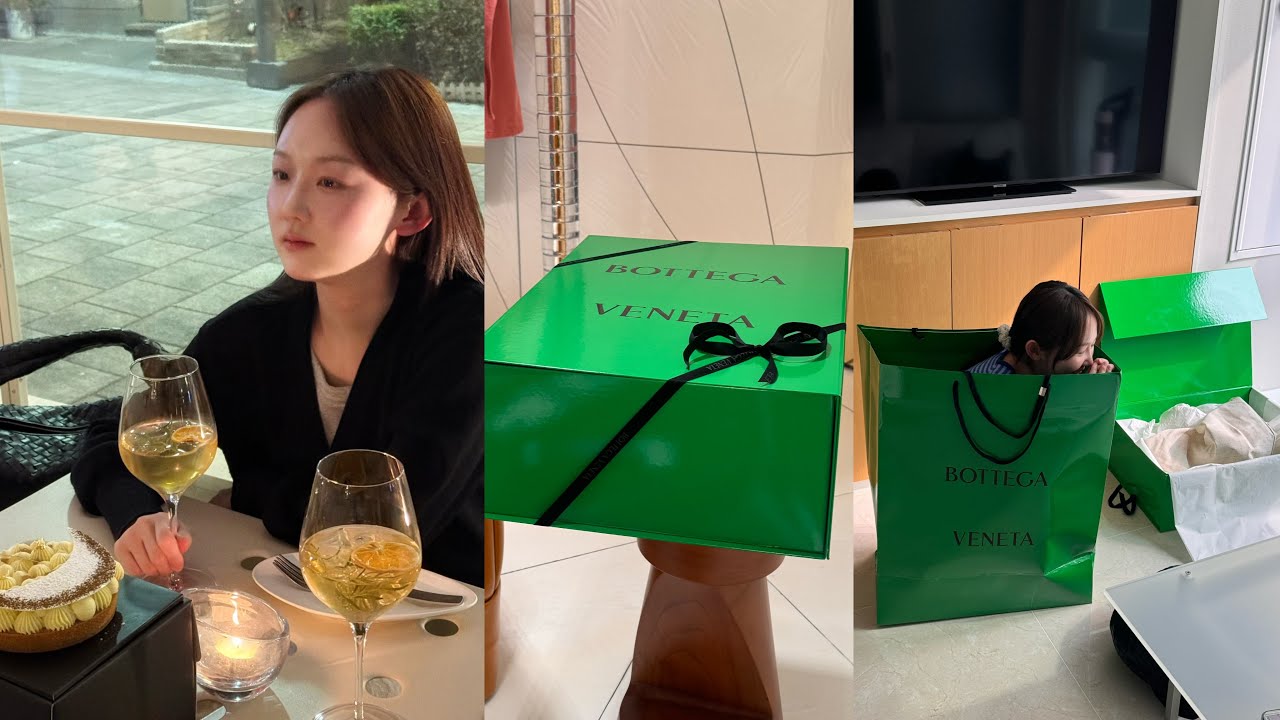 Haul | 보테가베네타에서 무얼 사면 이렇게 큰 쇼핑백에 넣어줄까요? (+위례 맛집을 곁들인 브이로그)