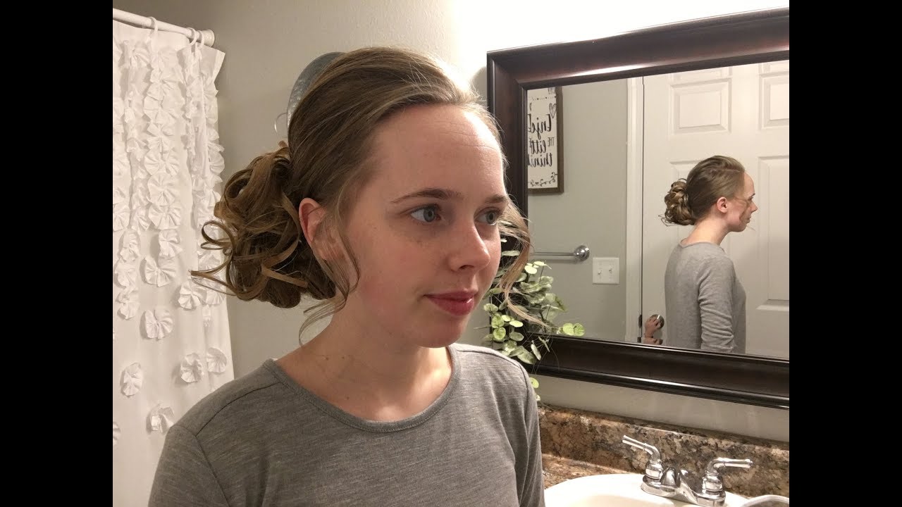 Side Curly Updo