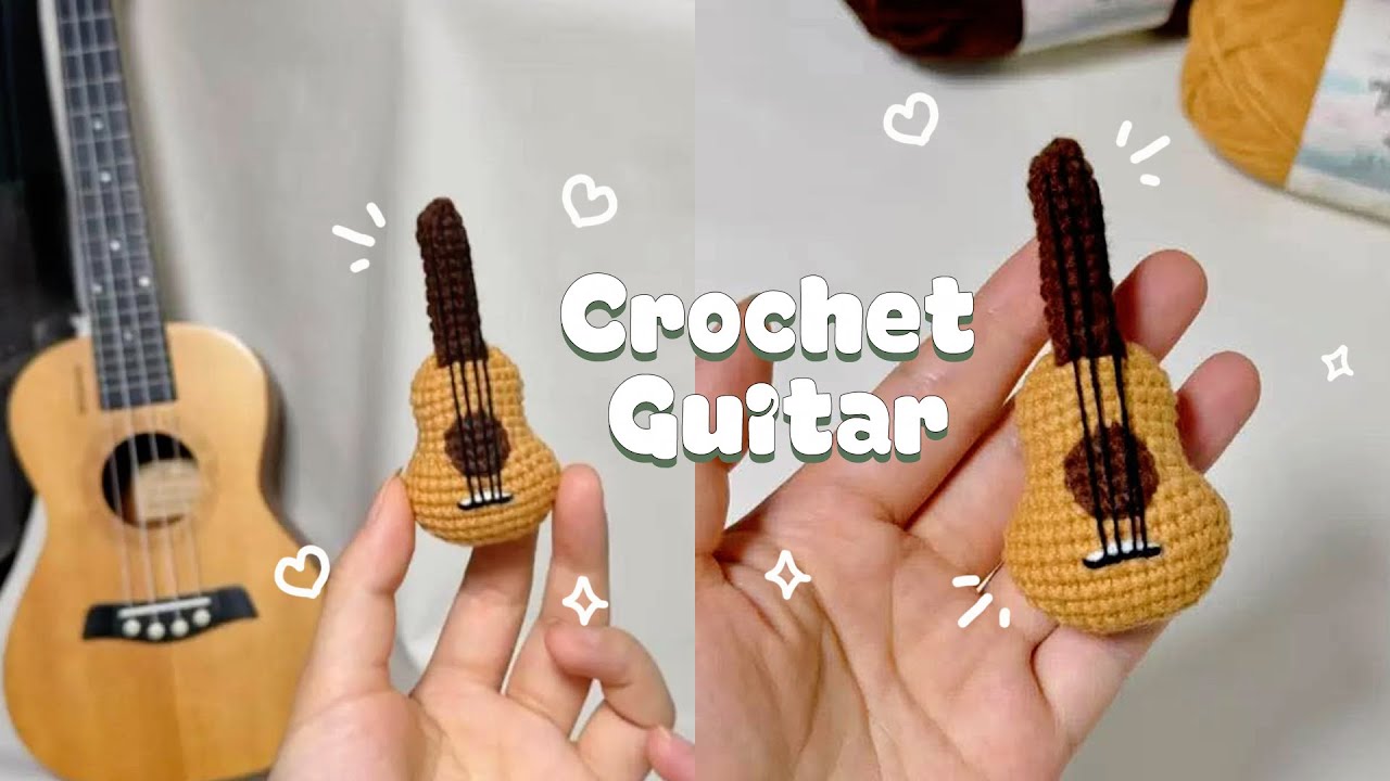 All the Guitar You’ll Ever Need in One Video ️🎸️I MADE THEM AS EASY AS POSSIBLE! | Crochet idea