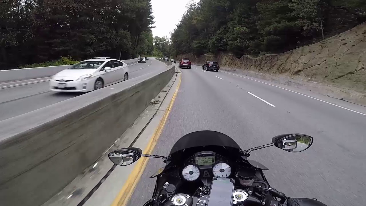 California Highway 17 Los Gatos to Santa Cruz | Motorcycle POV | ZX14