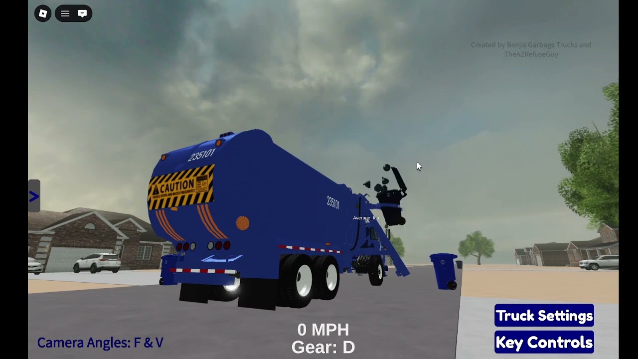 Amrep AXC trash truck