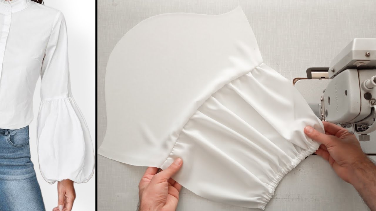 sewing education for beginners. Sleeve stitching lesson