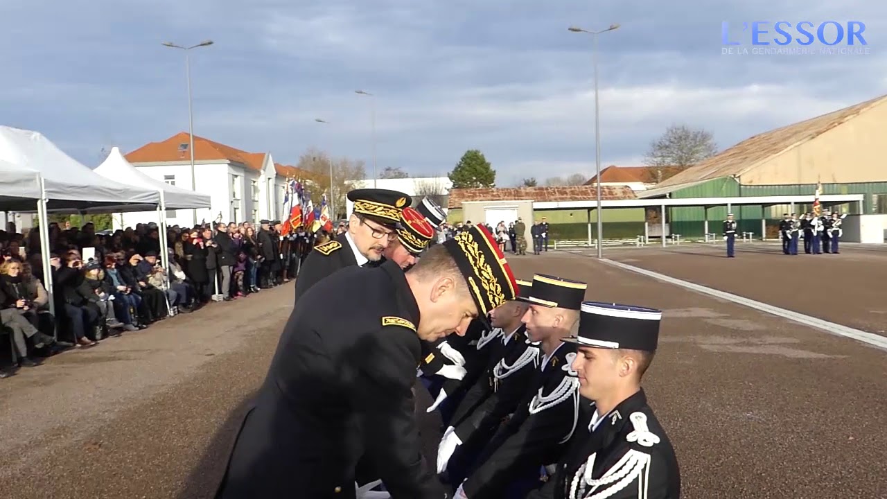 Baptême de la 12 ème promotion de l'école de Gendarmerie de Dijon