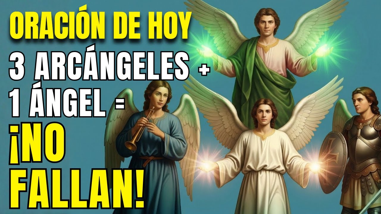 Oración Milagrosa Para Casos Difíciles: Tu Ángel de la Guarda, Miguel, Rafael y Gabriel ¡NO FALLA!