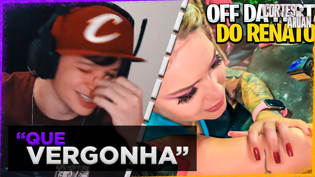 ARUAN REAGE A GRAVEI O OFF DA FESTA DO RENATO!! 🎉 (NATHALIE VICTÓRIA) - Cortes do Aruan