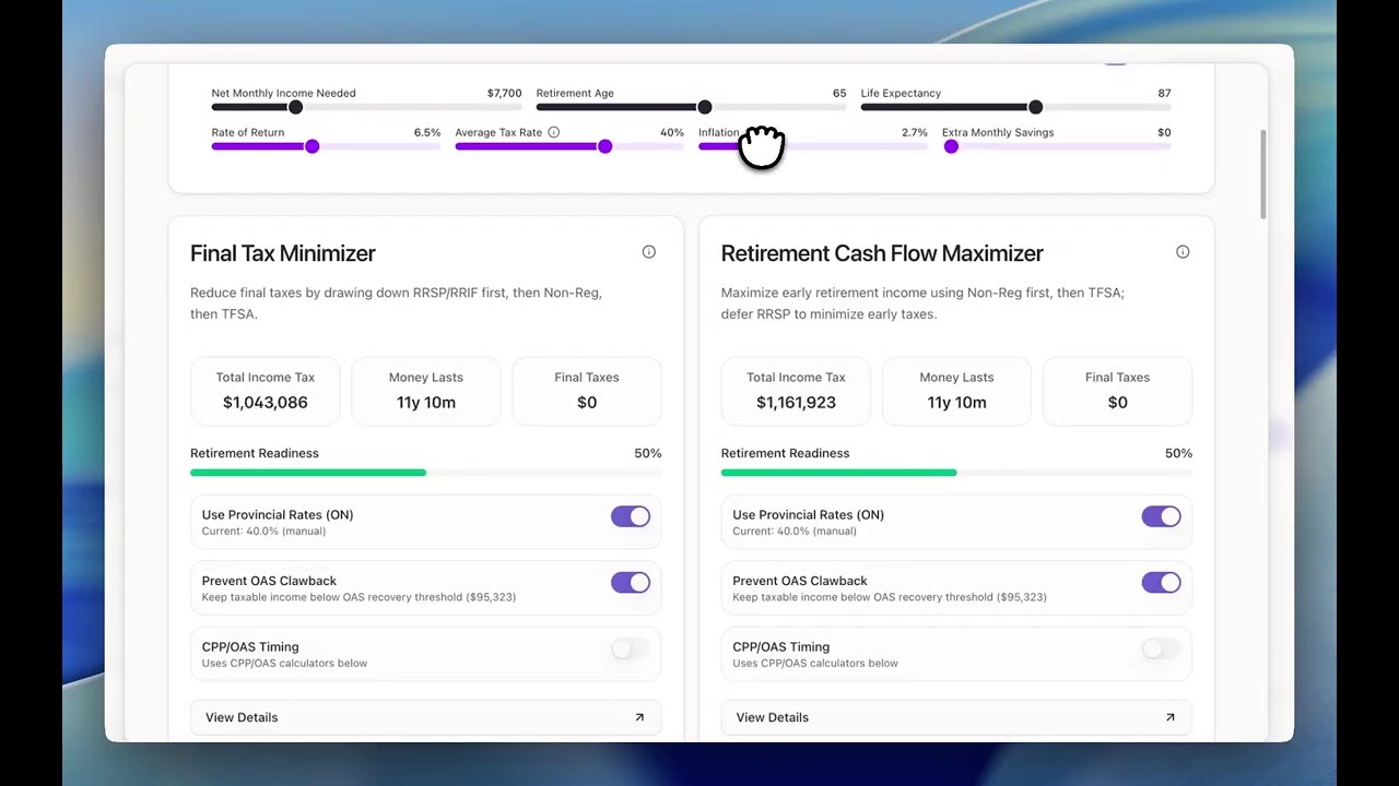 Retirement Decumulation in Real Time