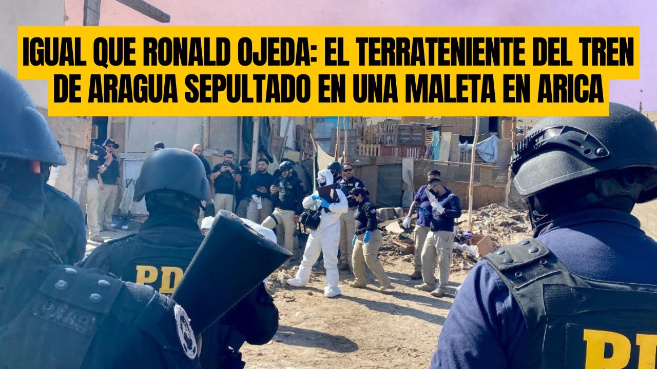 Igual que RONALD OJEDA: El terrateniente del TREN DE ARAGUA sepultado en una maleta en Arica