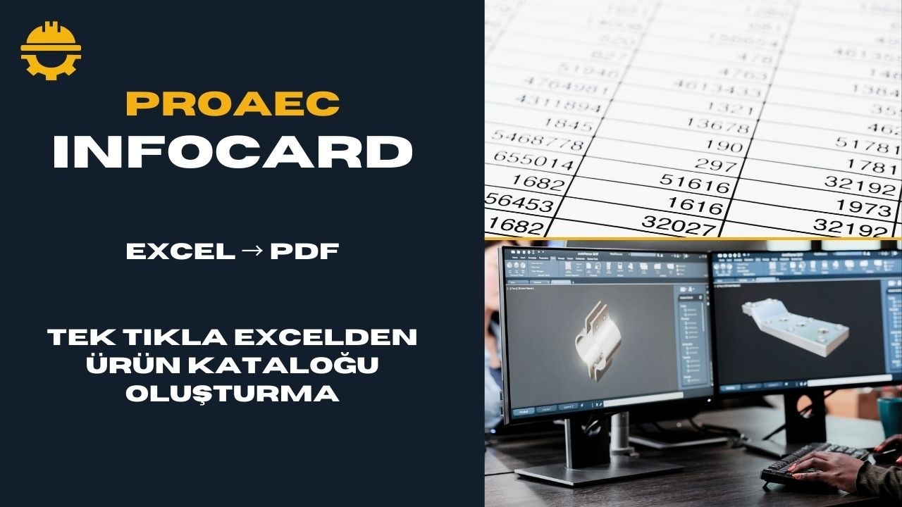 Excel'den Otomatik Ürün Kataloğu Oluşturma | PROAEC Infocard