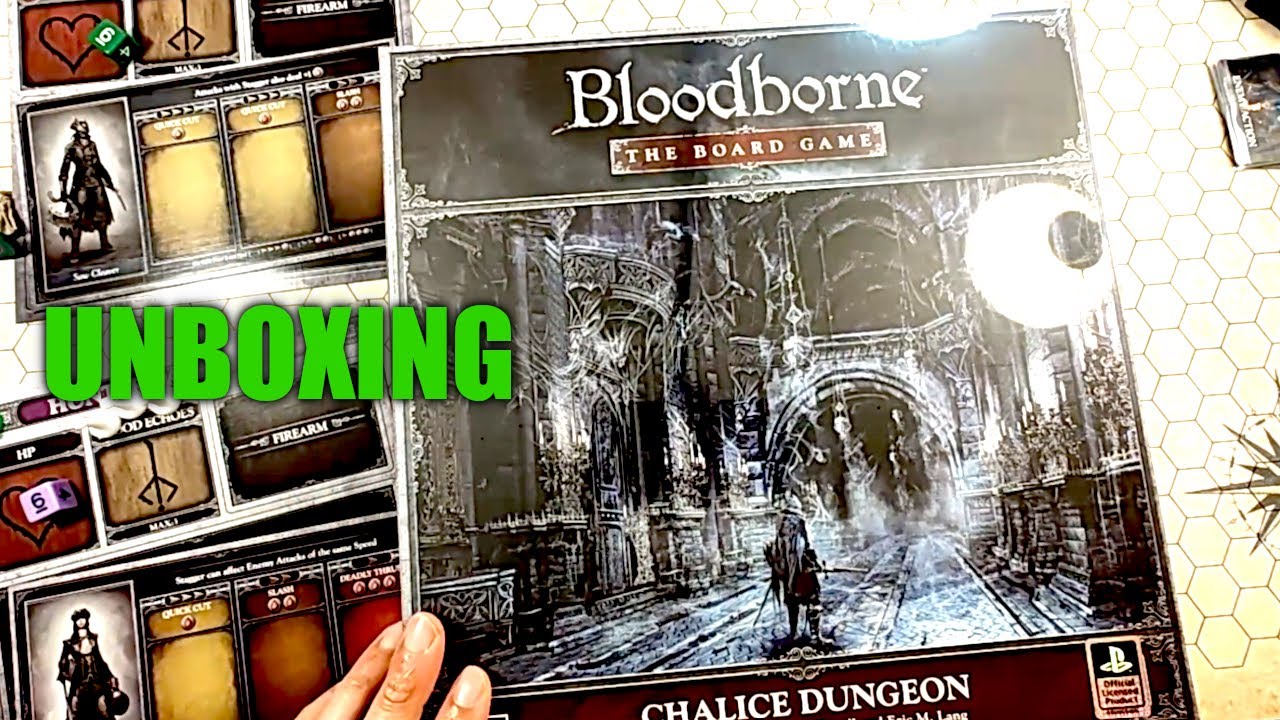 Распаковка и планы подземелья Чаши | Дополнение к настольной игре Bloodborne