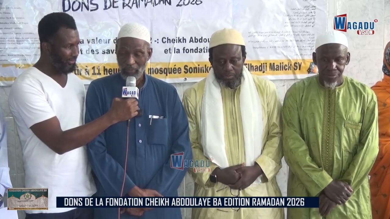 LA FONDATION CHEIKH ABDOULAYE BA 11EME DONS DE RAMADAN EDITION 2026