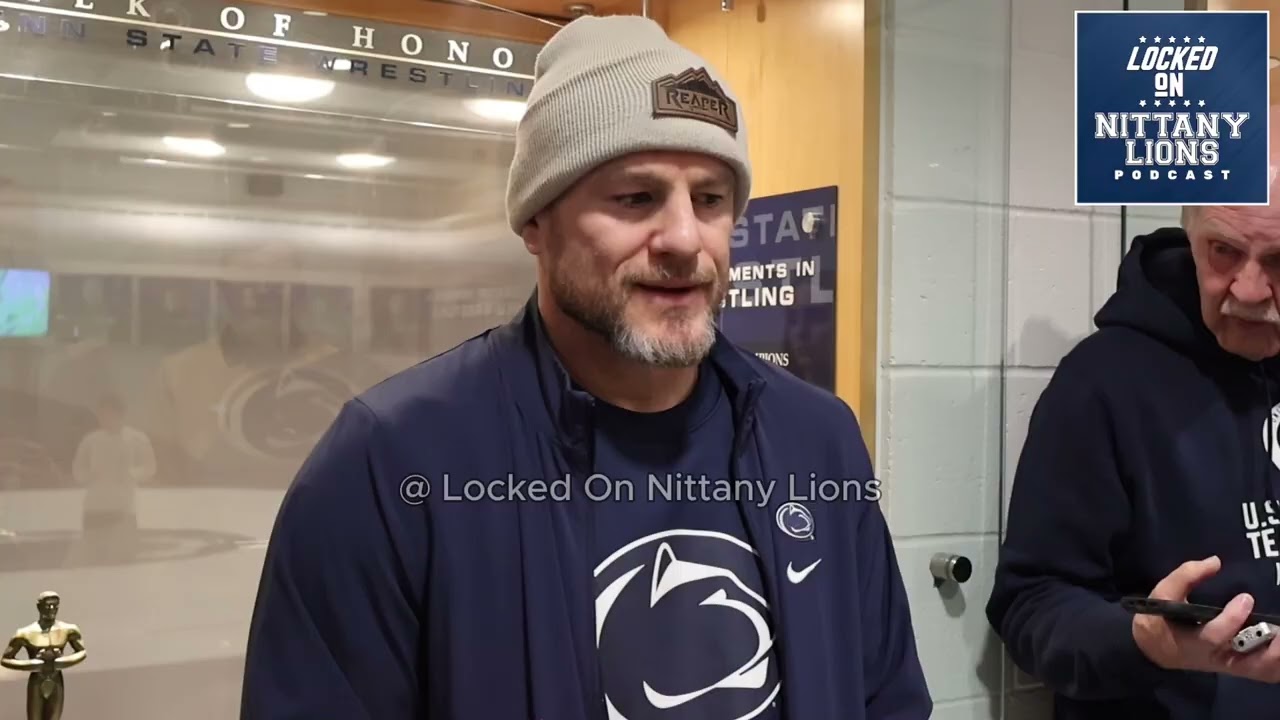Cael Sanderson Talks Nebraska vs. Penn State Wrestling, Why PSU is Consistent, Duke & Taylor Rematch