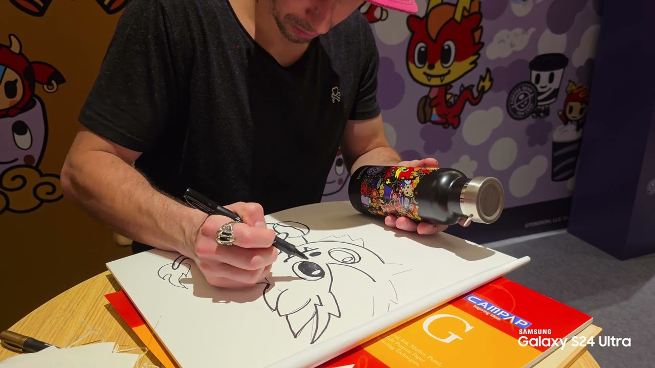 Galaxy S24 Ultra [8K30]: Simone Legno (Tokidoki) in Malaysia collabs with Coffee Bean & Tea Leaf