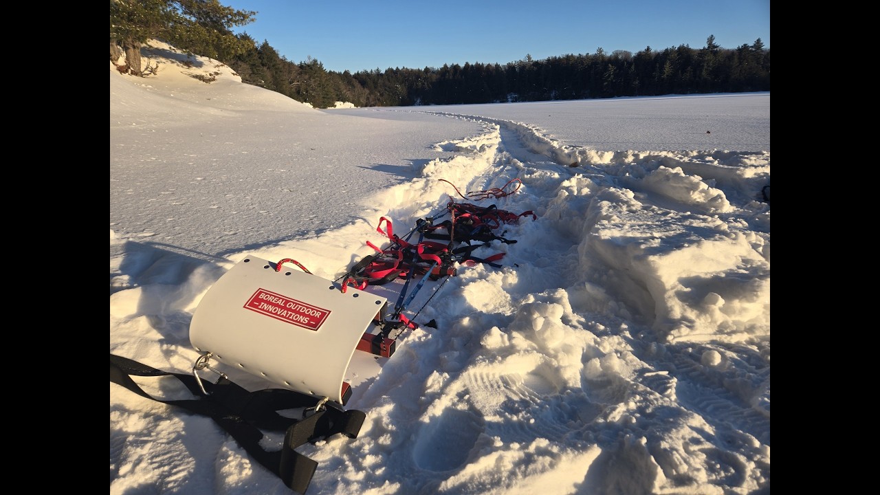 100% Teflon Winter Camping Freight Toboggan | Hot Tenting