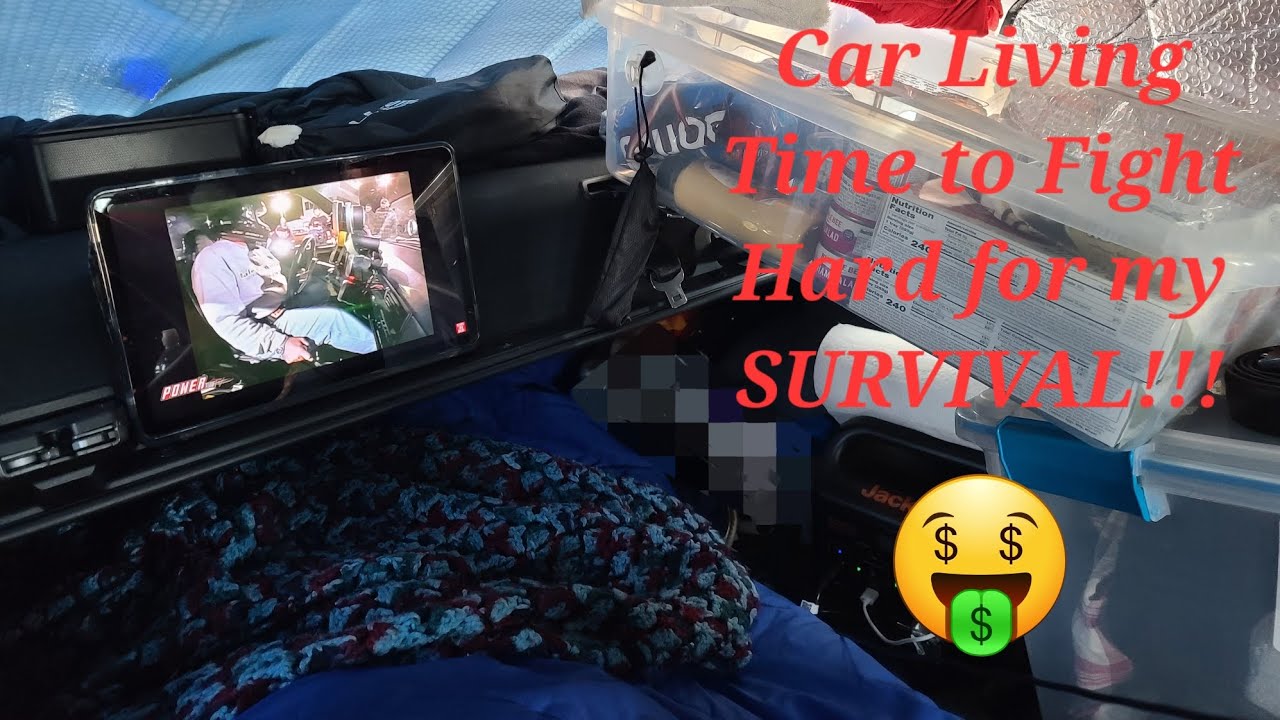 Car living - Hot Day - Laundry - Some good News!