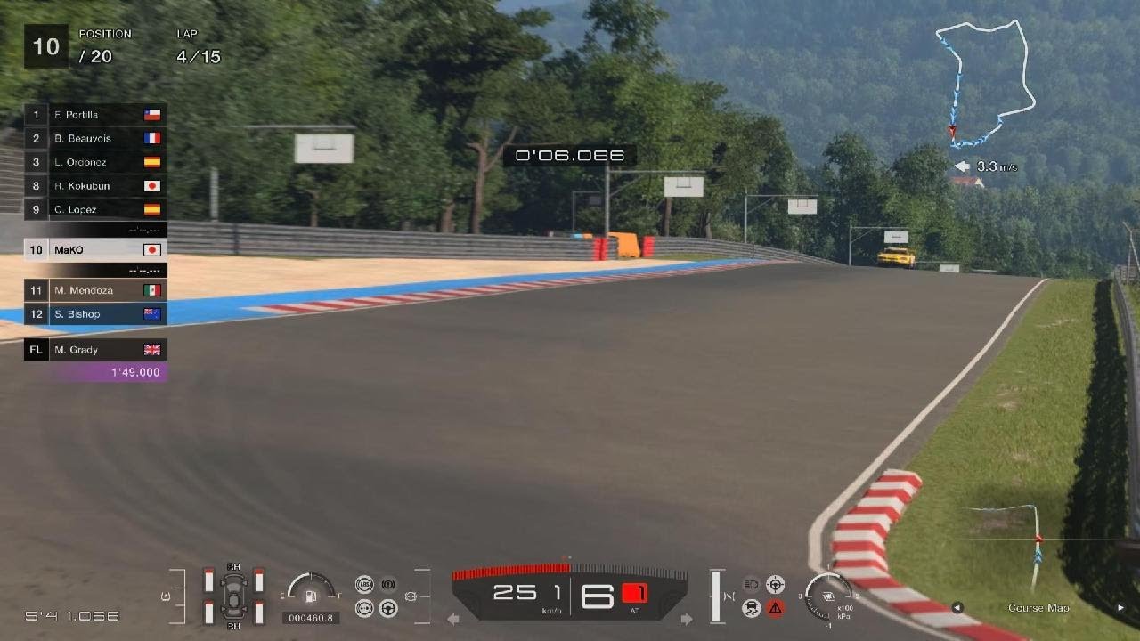グランツーリスモ 7_サルディーニャ・ロードトラック・A(GT-R GT500 '99)