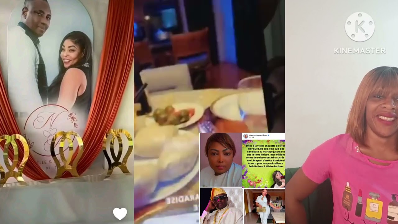 Flore de Lille jure c'est Marthe chopard qui était en couple avec le gars qui va épouser Noël kenmoe