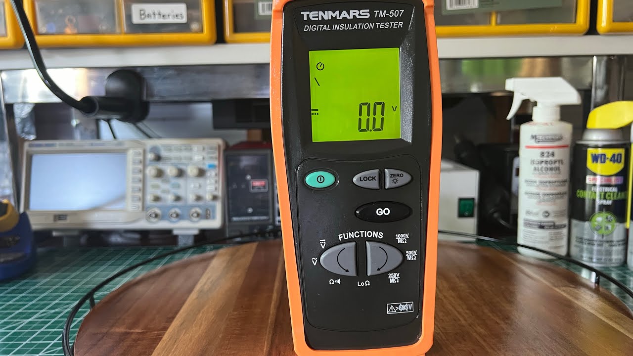 TENMARS  Model TM-507 Digital Insulation Tester / Digital Multimeter